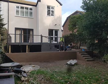Retaining walls and rendering in Derbyshire